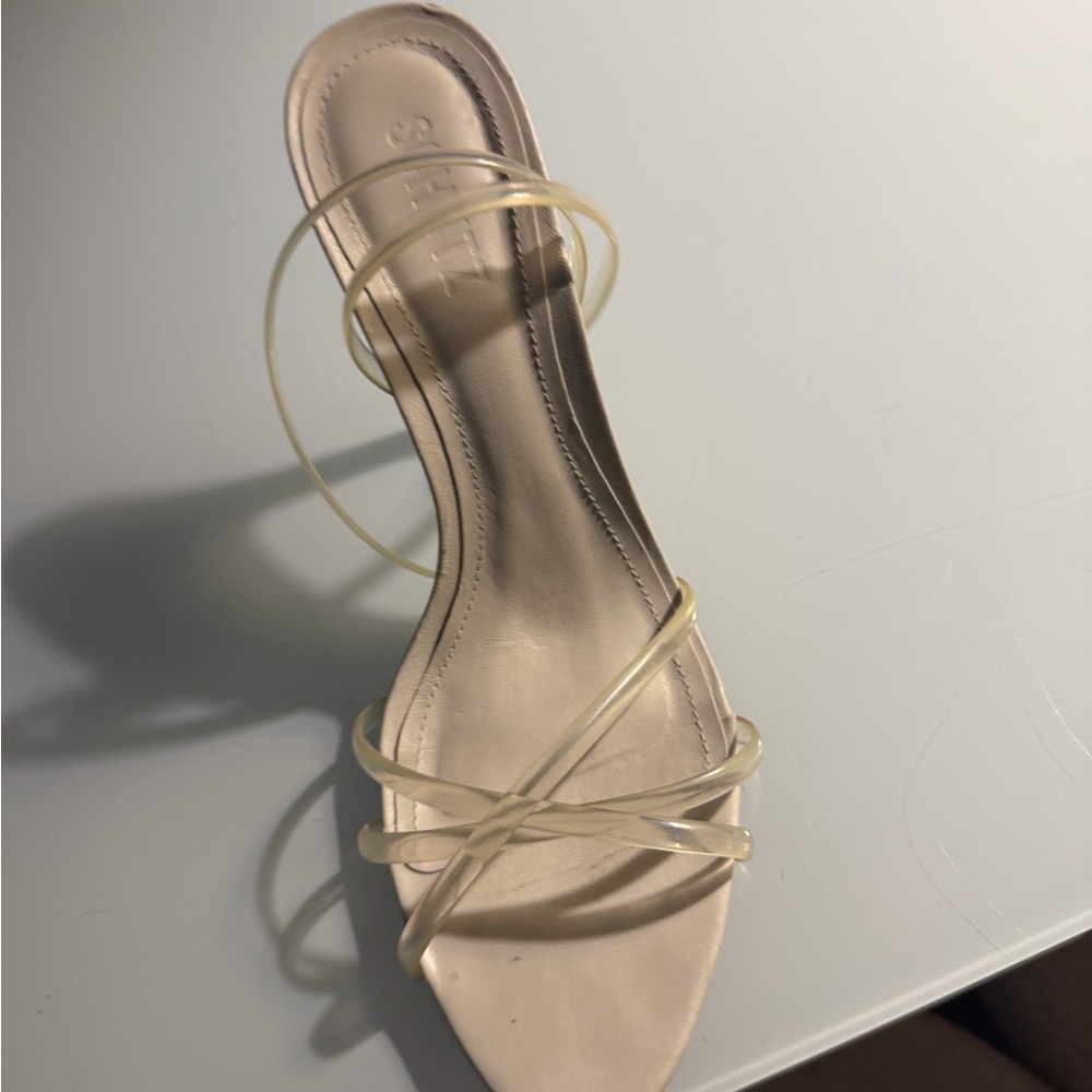 Schultz Cream Strappy Heels